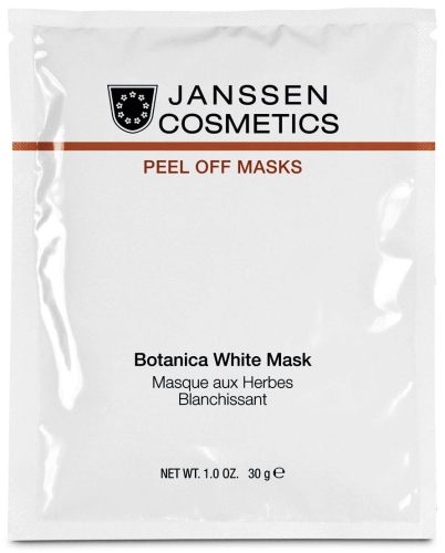 Janssen Cosmetics Botanica White Mask / Maska algowa z kompleksem ziołowym dla skóry z przebarwieniami 10x30g