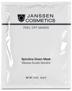 Janssen Cosmetics Spirulina Green Mask / Zielona maska algowa dla każdego rodzaju skóry 10x30g