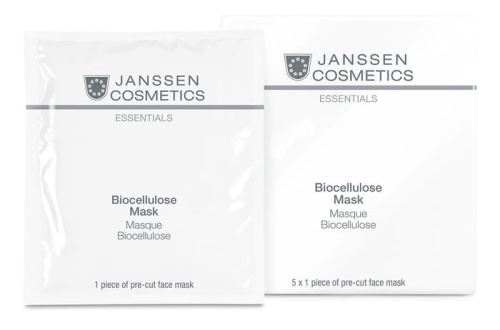 Janssen Cosmetics Biocellulose mask / Maska biocelulozowa na twarz - opakowanie 5x1 szt