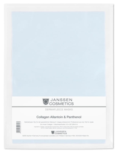 Janssen Cosmetics Collagen Allantoin & Panthenol płat niebieski – dla skóry wymagającej 1 płat