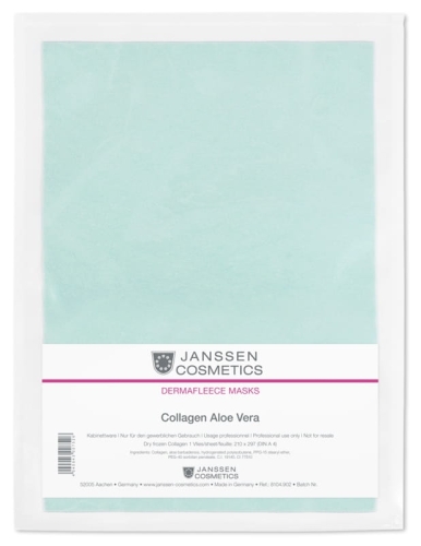 Janssen Cosmetics Collagen Aloe Vera płat zielony – dla skóry wrażliwej 1 płat
