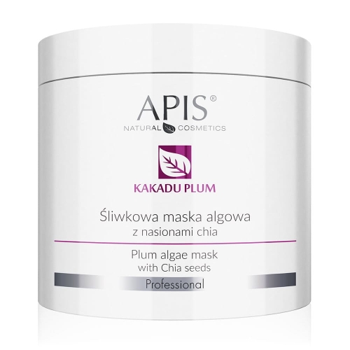 APIS Kakadu Plum / Śliwkowa maska algowa do twarzy  z nasionami chia 250 g