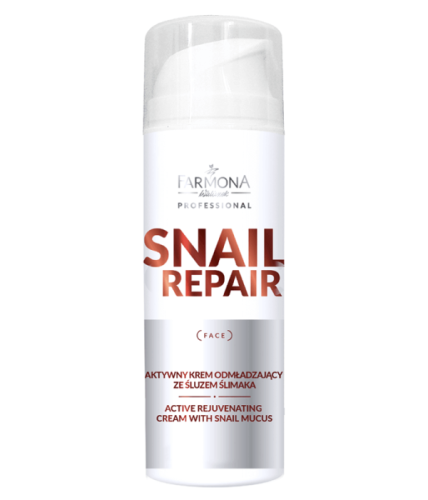 Farmona Snail Repair / Aktywny krem odmładzający do twarzy ze śluzem ślimaka 150 ml