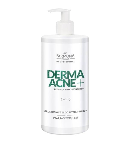 Farmona DERMAACNE+ Gruszkowy żel do mycia twarzy 500 ml