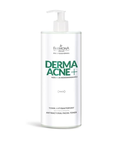 Farmona DERMAACNE+ Gruszkowy tonik antybakteryjny do twarzy z kwasami AHA  500 ml