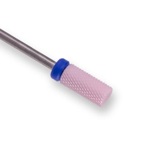 SOLINEX Frez ceramiczny walec różowy do ściągania żelu, akrylu lub hybrydy / FC2902
