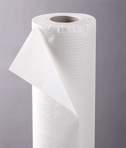 Podkład podfoliowany biały - szerokość 50 cm x 50 metrów, perforacja co 50 cm ( urywany co 50 cm)