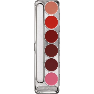 KRYOLAN Lip Rouge Palette - Paleta 6 kolorów szminek do ust