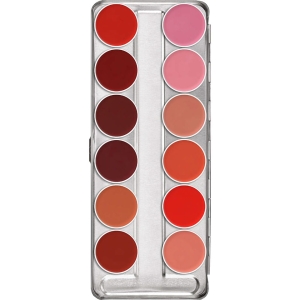 KRYOLAN Lip Rouge Palette - Paleta 12 kolorów szminek do ust