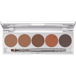 KRYOLAN Eyebrow Powder - Puder do stylizacji brwi paleta 5 kolorów z lusterkiem
