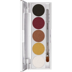 KRYOLAN Shades 5 Colors - Paleta cieni do powiek 5 kolorów z lustrem