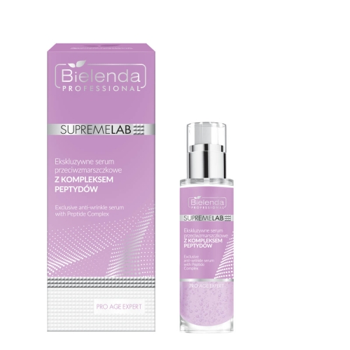 Bielenda SUPREMELAB PRO AGE EXPERT Ekskluzywne serum przeciwzmarszczkowe z Kompleksem Peptydów 30g