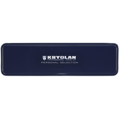 KRYOLAN Pusta metalowa paleta do wkładów o średnicy 36 mm, 5 kolorów