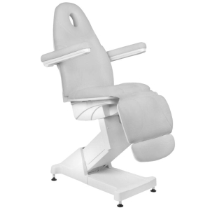 FOTEL KOSMETYCZNY ELEKTR. BASIC 158 3 SILN. SZARY