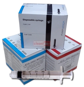 Strzykawka jednorazowa  3-cz Luer Lock 3 ml - 10 szt