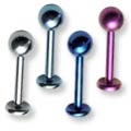 Tytanowy Mini Labret Studs do nosa
