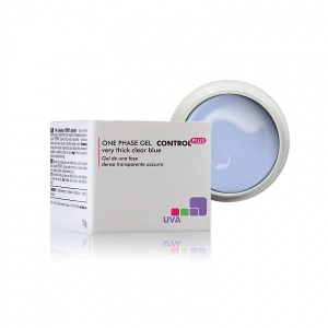 LA FEMME Żel UV jednofazowy gęsty przeźroczysty niebieski CONTROL PLUS 50g