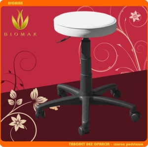 Taboret bez oparcia - czarna podstawa