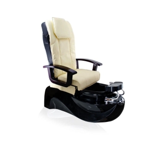 FOTEL PEDICURE SPA TS1204 ECRU/BLACK Z FUNKCJĄ MASAŻU