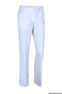 Vena Spodnie kosmetyczne- Białe rozmiar 34 rozmiar 44 i 42