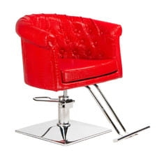 Fotel fryzjerski Marco czerwony BM-209