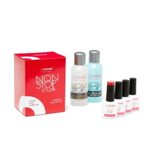 LA FEMME Zestaw startowy do wykonywania i usuwania manicure hybrydowego