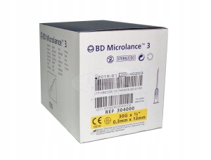 BD Microlance 3 Igła iniekcyjna ø 0,3 x 13 mm - żółta 10 szt