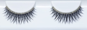 art.9398 Kryolan Sztuczne rzesy krzyżowane z paskiem brokatowym