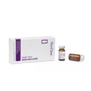 SkinClinic Ampułka skutecznie korygująca oznaki starzenia Vial Bioflash do twarzy - Witamina C, Retinol, Pantenol 5 ml