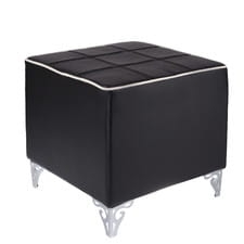 Pufa do poczekalni Ernesto BH-9112 czarna