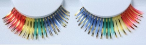 art.9373 Kryolan Multi Color Gold Sztuczne rzęsy kolorowe ze złotem