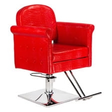 Fotel fryzjerski Carlo czerwony BM-256