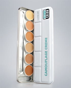 art.71007 Kryolan Dermacolor Camouflage paleta 6 kol.