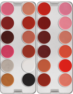 art.1208 Kryolan Paleta pomadek 24 kol.